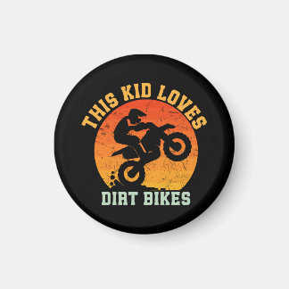 Kids Funny Dirt Bike Magnet