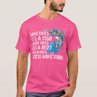 Kids Funny Fishing Design Fishing Rod Fish Fisherm T-Shirt