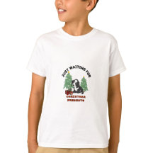 Kids Funny Graphic T-Shirt – Waiting for Christmas