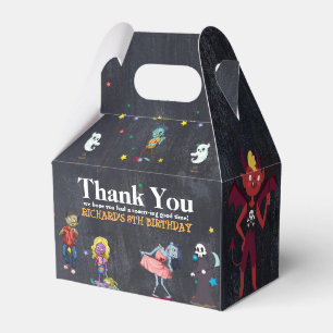 Kids Funny Halloween Costume Birthday Party Favor Box