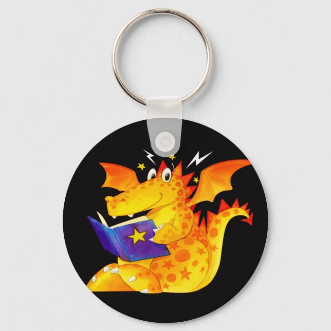 Kid's Funny Halloween Dragon Keychain (Front)