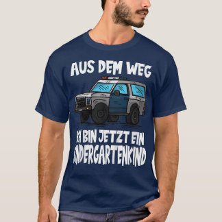 Kids Funny nursery saying from the way police car  T-Shirt