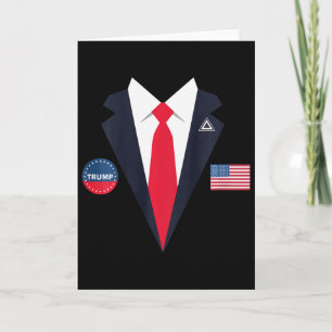 Kids Funny Trump Halloween Costume Usa President K Card