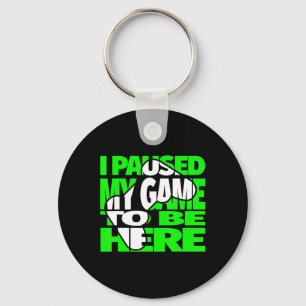 Kids Funny Video Games Saying For Gamer  Keychain
