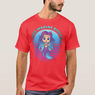 Kids Future Marine Biologist Mermaid T-Shirt