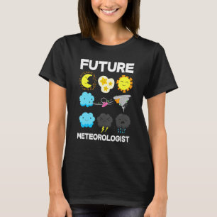 Kids Future Meteorologist Weather Forecast T-Shirt