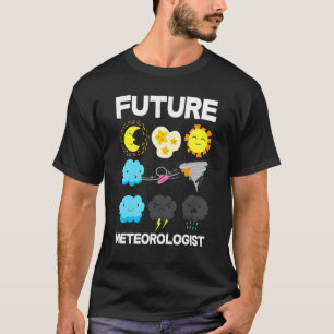 Kids Future Meteorologist Weather Forecast T-Shirt