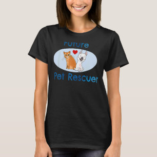 Kids Future Pet Rescuer Kids Dog Rescue Animal  Ki T-Shirt