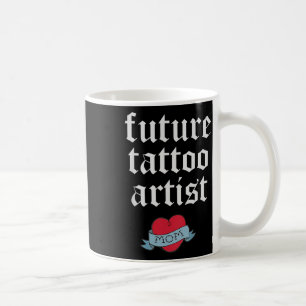 Kids Future Tattoo Artist Kids Toddler Mom Heart T Coffee Mug