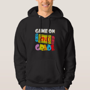 Kids Game On 2nd Grade Gaming First Day Back To Sc Hoodie