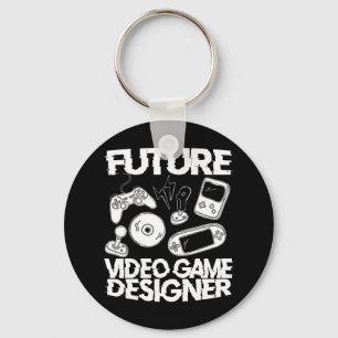 Kids Game Programming Future Video Game Designer G Keychain