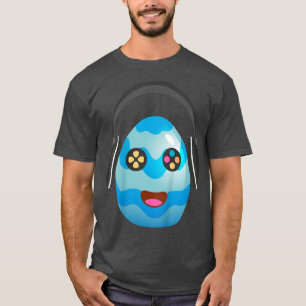Kids Gamer Egg Easter Day Cute Videogame Controlle T-Shirt