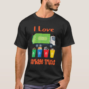 Kids Garbage Truck I Love Garbage Day T-Shirt