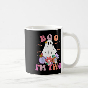Kids Ghost Boo I'm Two Yr 2nd Birthday Kids Hallow Coffee Mug