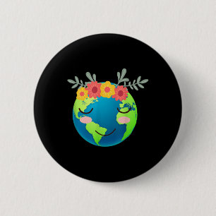 Kids Gift Idea Earth Day 2 Inch Round Button