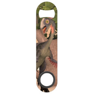 Kids Gigantoraptor Dinosaur Adventure Art Speed Bottle Opener