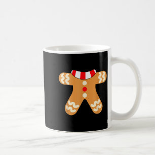 Kids Gingerbread Man Costume Matching Christmas Coffee Mug
