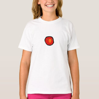 KIDS(Girl) Red birb "GUMI" T-Shirt