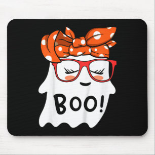 Kids Girls Toddler Happy Halloween Ghost With Ndan Mouse Pad