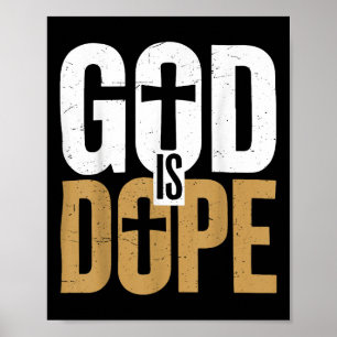 Kids God Is Christian Men Boys Good Son Brother To Poster