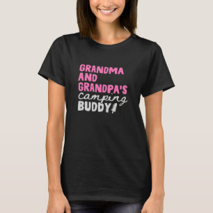 Kids Grandma And Grandpa Camping Buddy Outdoor Vac T-Shirt