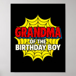 Kids Grandma Of The Birthday Boy Sder Theme Party Poster
