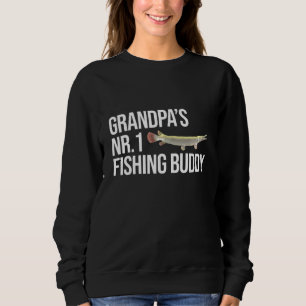 Kids Grandpas Fishing Buddy Alligator Gar Fishing Sweatshirt