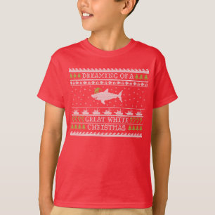 Kids Great White Christmas Ugly Sweater