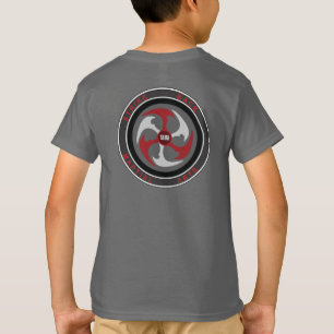 Kids grey tagless tee