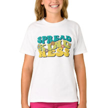 Kids Groovy Shirt | Spread Kindness T-Shirt