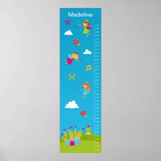 Kids Growth Chart - Fairies