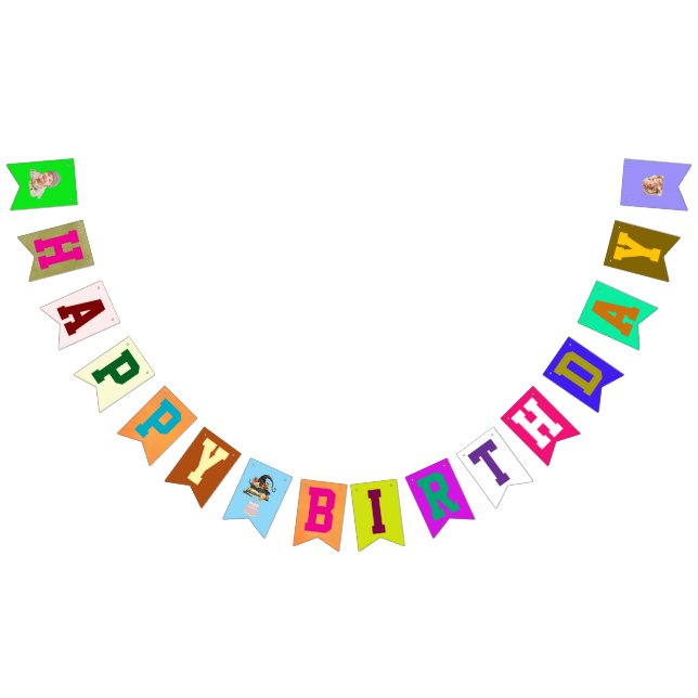 Kids' Halloween Birthday Bunting Flags (All)