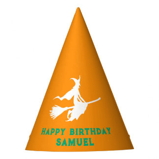 Kids' Halloween Birthday – Little Witch Party Hat