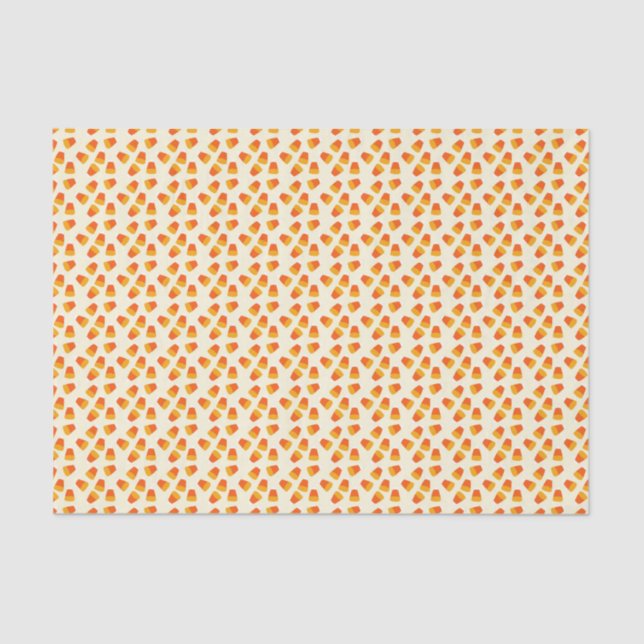 Kids Halloween Candy Corn Tissue Paper (Front)