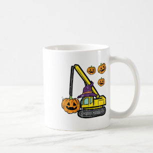 Kids Halloween Crane Construction Truck Costume To Coffee Mug