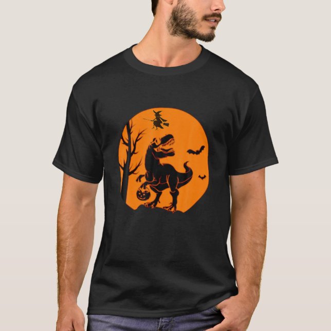 Kids Halloween , Halloween Dinosaur Family T-Shirt (Front)