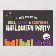Kids Halloween Invitation (personalize)