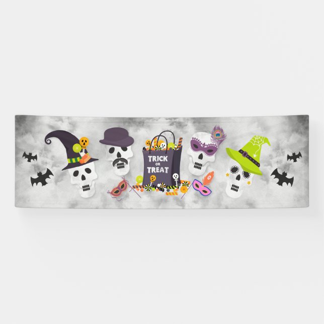 Kids Halloween Party Banner (Horizontal)