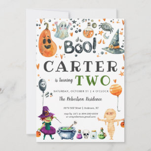 Kids Halloween Party Invitation