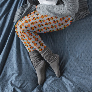 Kids’ Halloween Pumpkin Costume Leggings