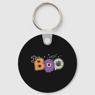 Kids Halloween Spooky Season Pumpkin Toddler Boys  Keychain