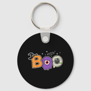 Kids Halloween Spooky Season Pumpkin Toddler Boys Keychain