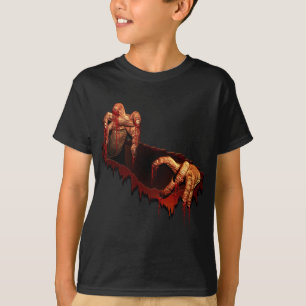 Kid's Halloween T-Shirt Horror Zombie Undead Tee