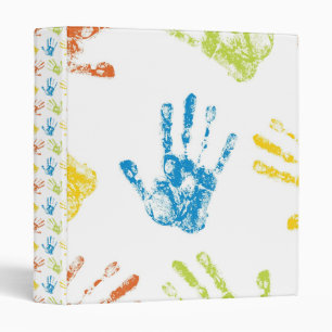 Kids Handprints Binder