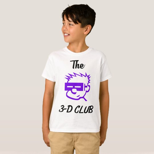Kids Hanes 3-D Club Design T-Shirt