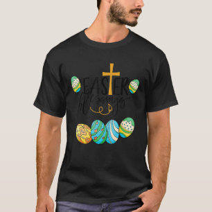 Kids Happy Easter Blessings Bunny Ears Funny Egg B T-Shirt