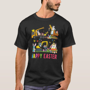 Kids Happy Easter Construction Crane Truck Boys 1 T-Shirt