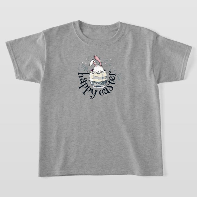 Kids Happy Easter T-Shirt (Laydown)