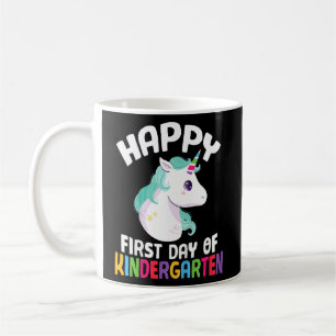 Kids Happy First Day Of Kindergarten Coffee Mug