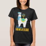 Kids Happy Hanukkah Llama  Cute Alpaca Chanukah T-Shirt<br><div class="desc">Kids Happy Hanukkah Llama  Cute Alpaca Chanukah</div>